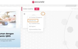 Nonaktifkan Data Usaha