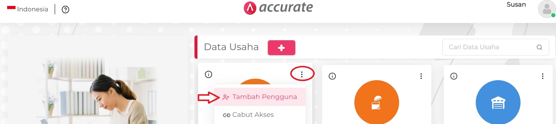 Hapus Pengguna Accurate Online