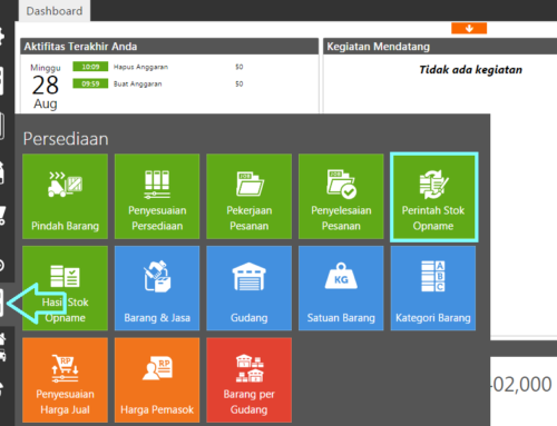 Mengeksekusi Hasil Stok Opname