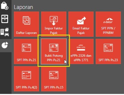 Membuat Bukti Potong PPh Ps. 21 Formulir 1721-A1 dan 1721-V1