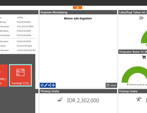 Membuat Bukti Potong 1721 (Bulanan)