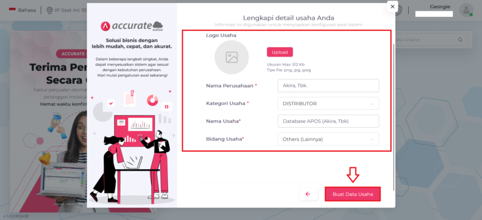 Data Usaha Accurate POS