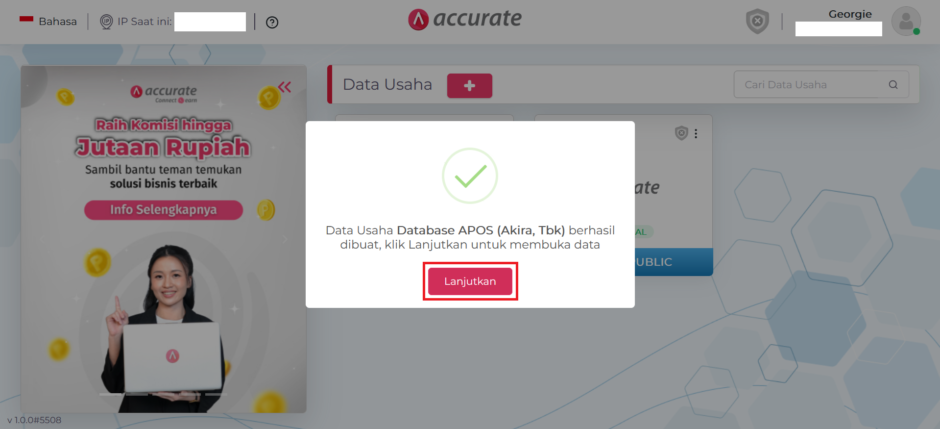 Data Usaha Accurate POS