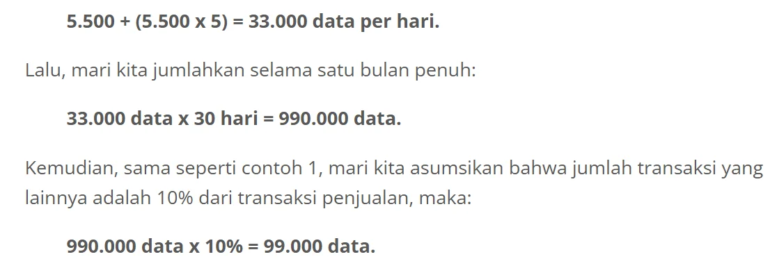 Cara Menghitung Biaya Data Accurate Online Secara Tepat / Accurate Online